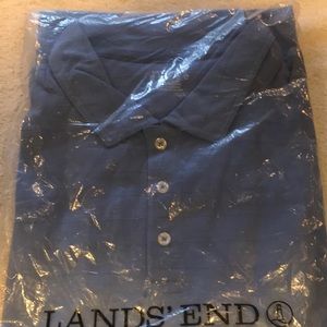 Land’sEnd Men’s 2XL polo shirt, brand new, still in original package